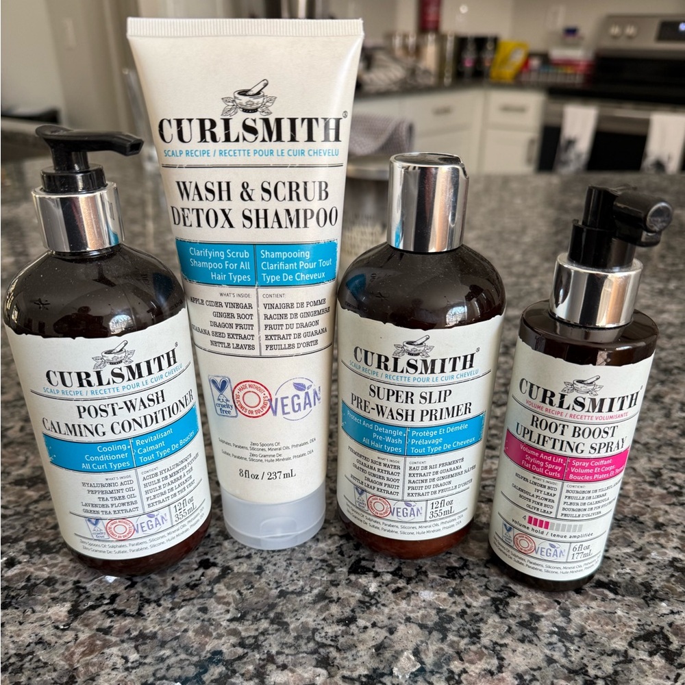 Hair Care Set - White and Brown